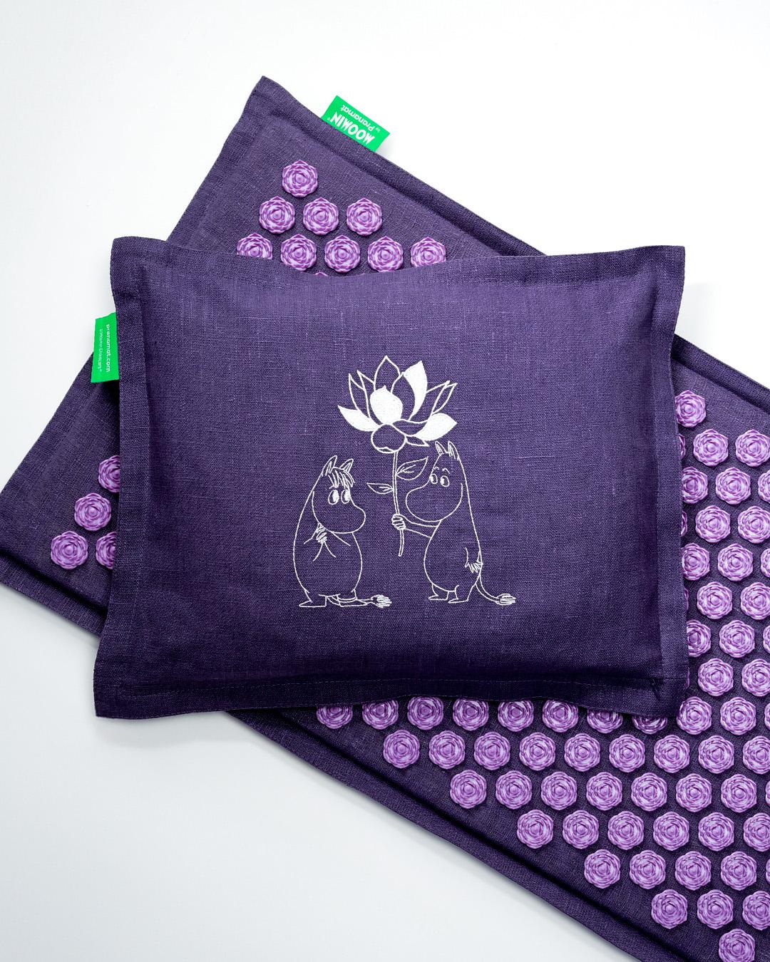 Mata + Poduszka (Lavender) Moomin