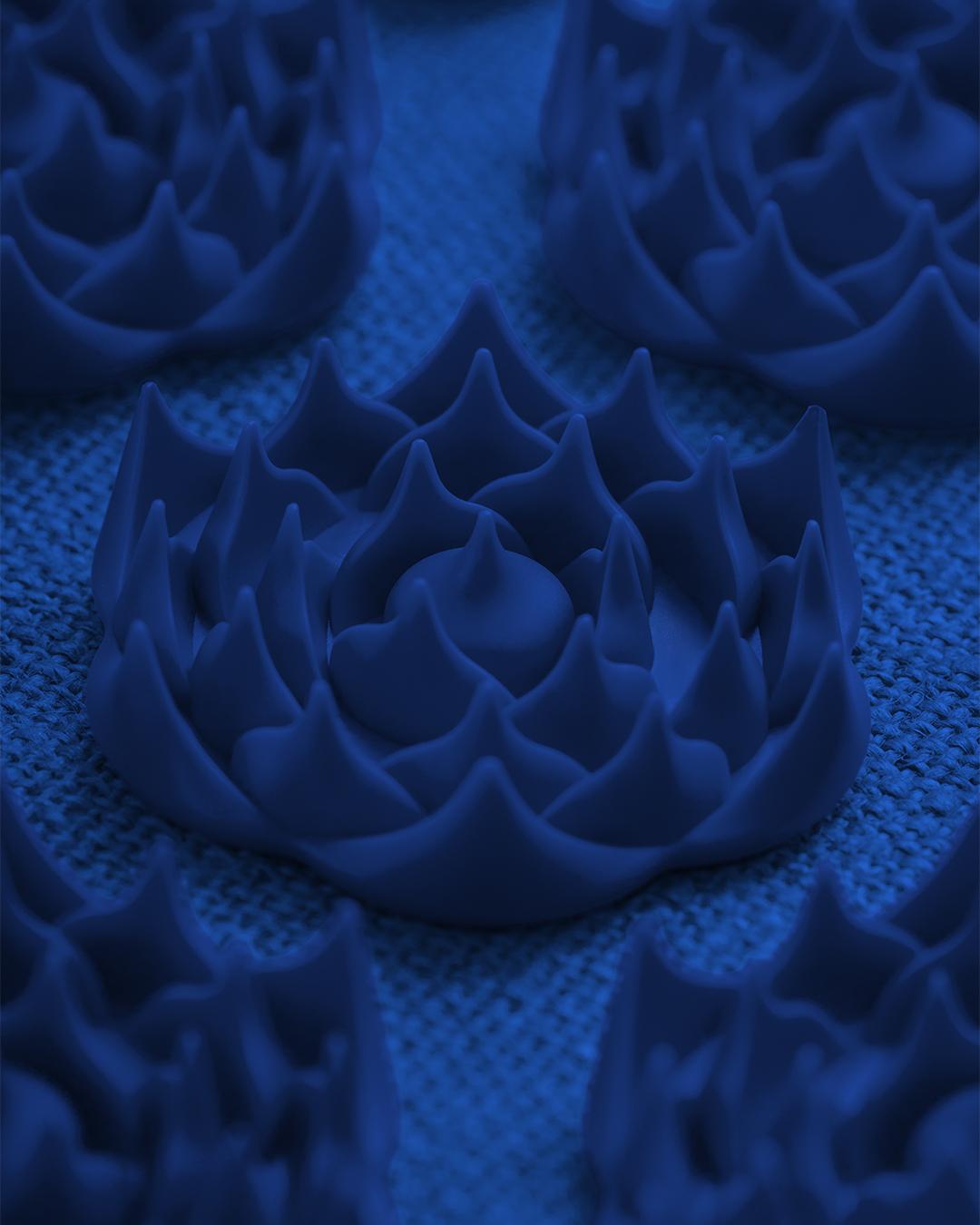 Mata + Poduszka (Monaco Blue)