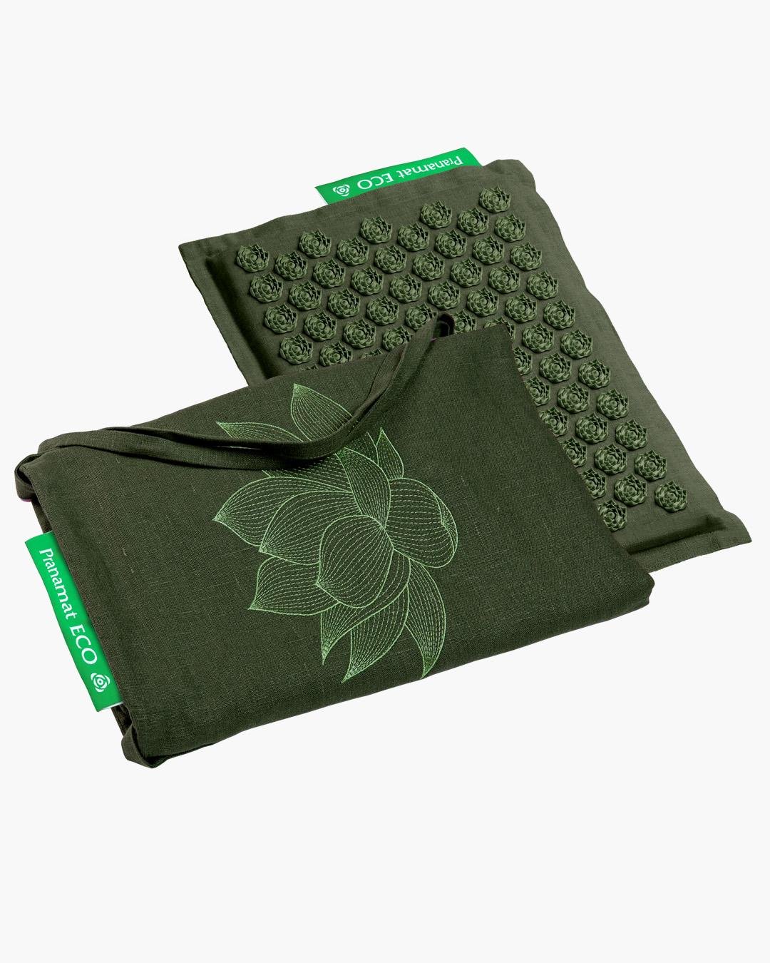 Zestaw Pranamat (Pranamat Mini + Torba) XL Oliwkowa Zieleń