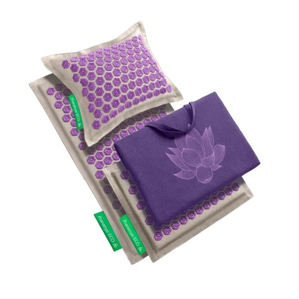 Zestaw Pranamat (Mata + Poduszka + Mini + Torba XL) Amethyst