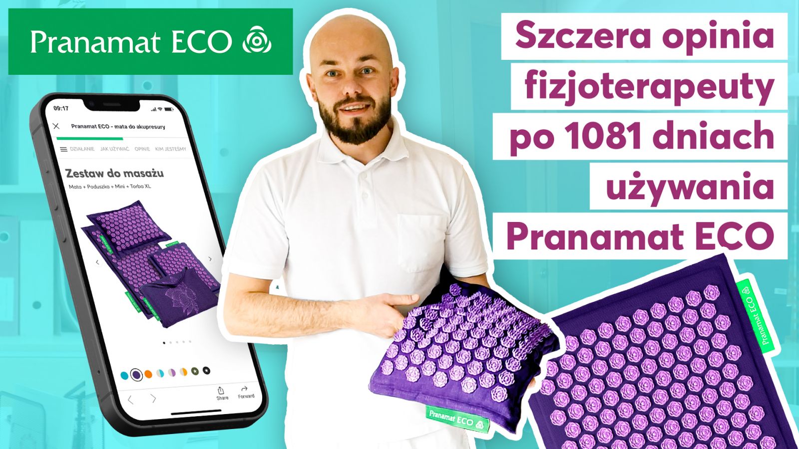 Fizjoterapeuta Krzysztof o codziennym używaniu Pranamat ECO